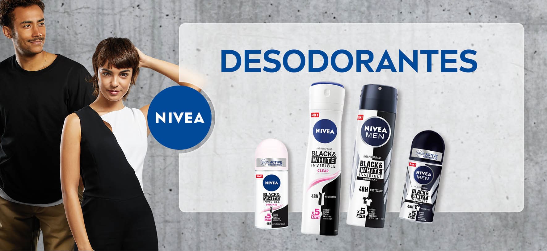 Desodorantes de Nivea