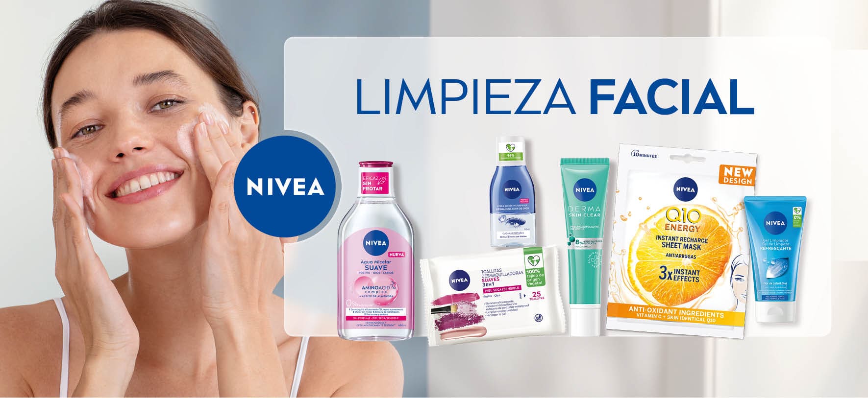 Limpieza facial de Nivea