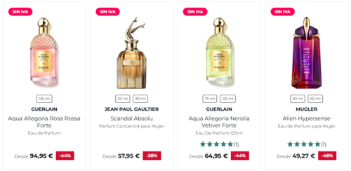 Ejemplo label día sin IVA