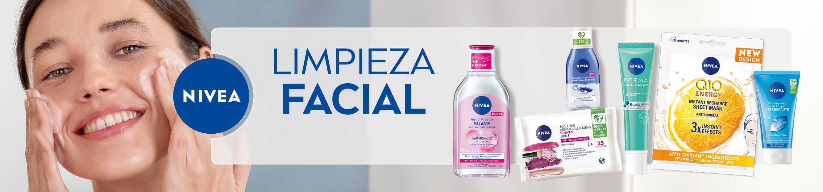 Limpieza facial de Nivea