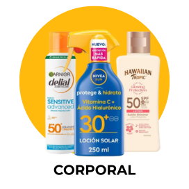 protectores solares corporales