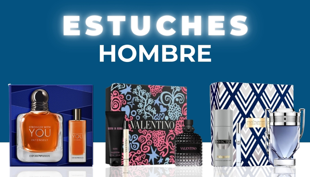 estuches perfumes hombre