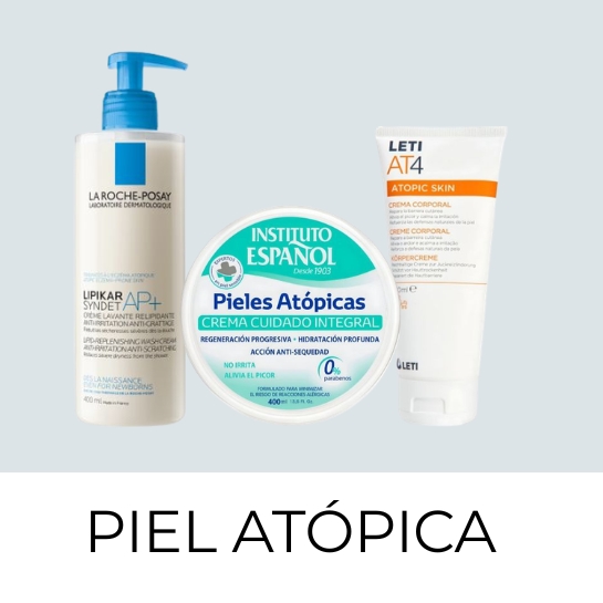 Cremas para piel at&oacute;pica