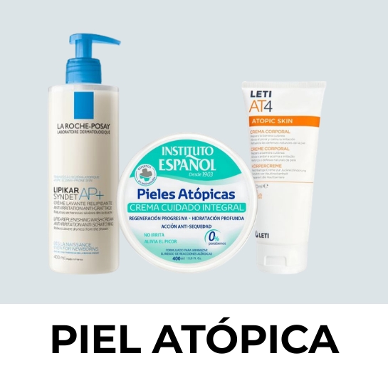 Cremas para piel at&oacute;pica